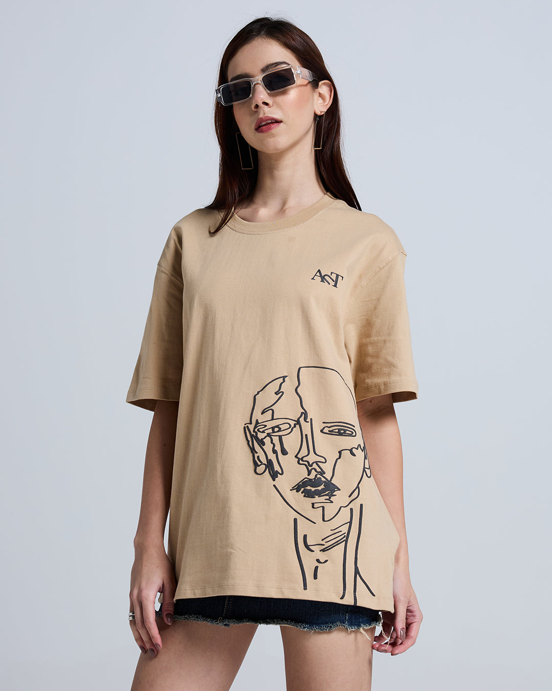 SILENT CRY T-SH!RT BIEGE