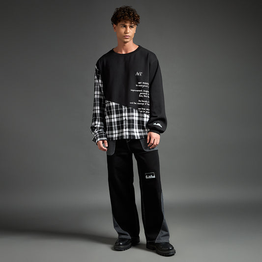 NOT PERFECT SWEATSH!RT BLACK