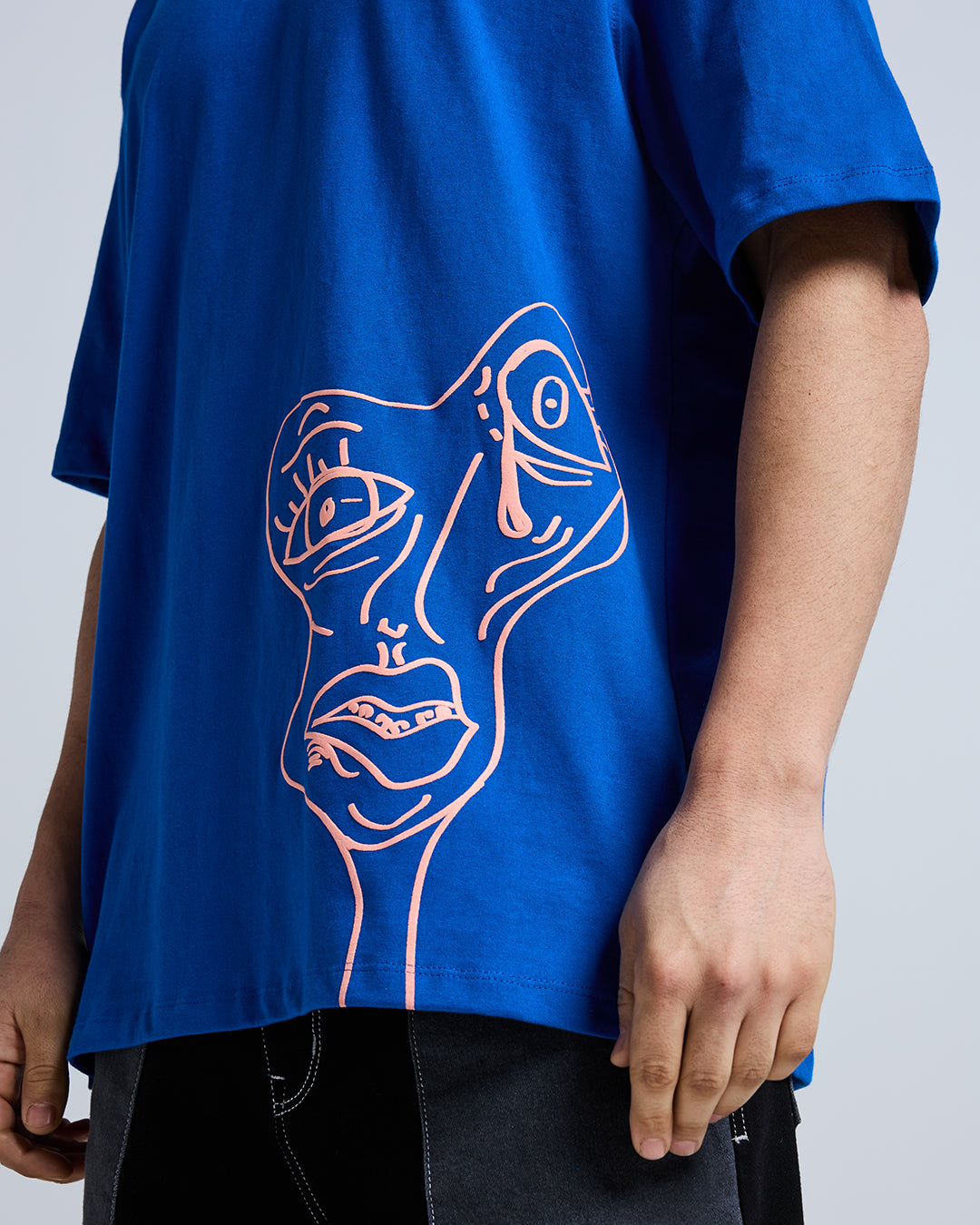 DISTORTED PERCEPTION T-SH!RT BLUE