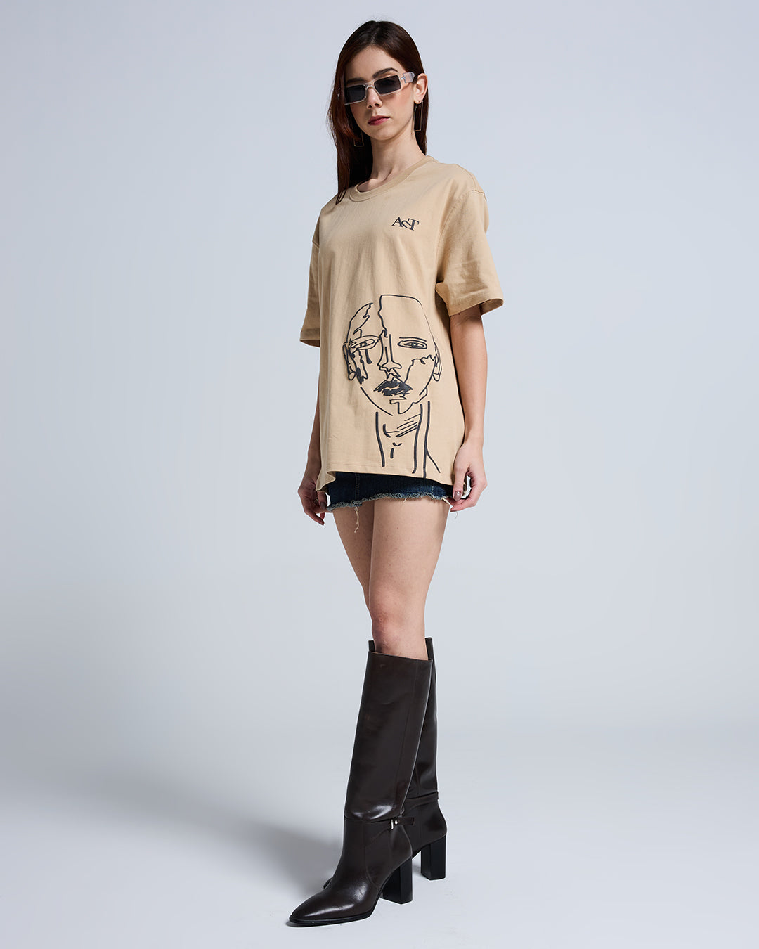 SILENT CRY T-SH!RT BIEGE