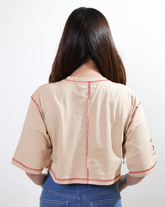 SOFT LOGOUT CROP TEE
